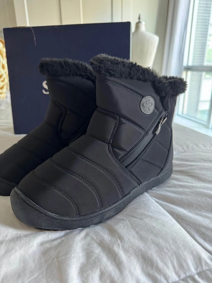 Ladies Brand New Winter Boots with side Zippers Size 11 - photo 5
