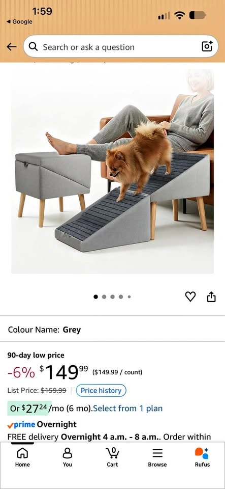 Dog / Ottoman Ramp Like New in Box