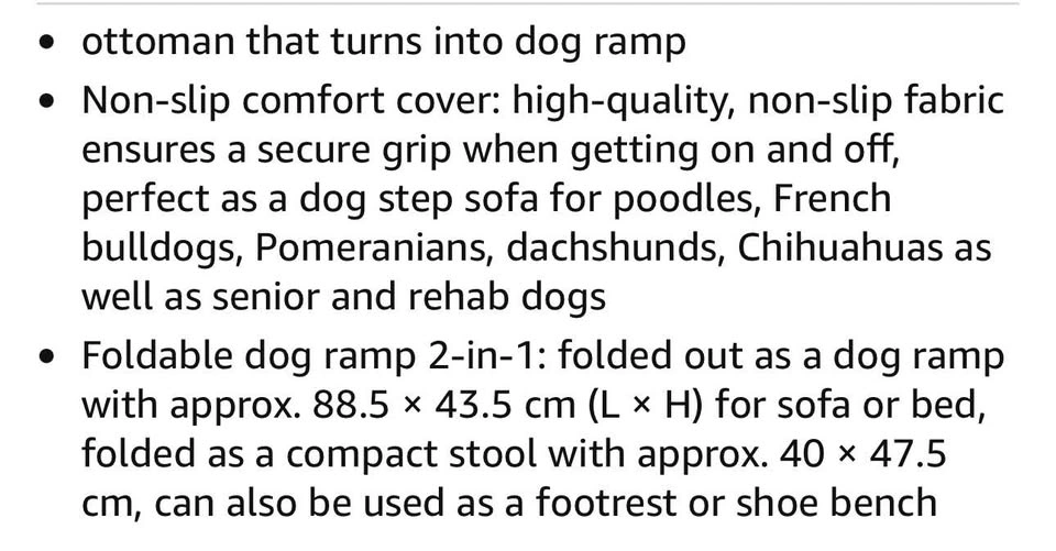Dog / Ottoman Ramp Like New in Box - photo 2