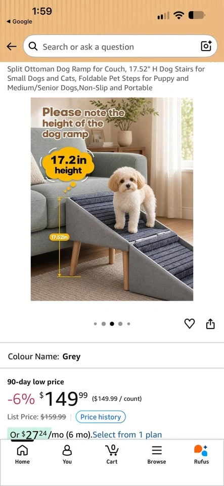 Dog / Ottoman Ramp Like New in Box - photo 3