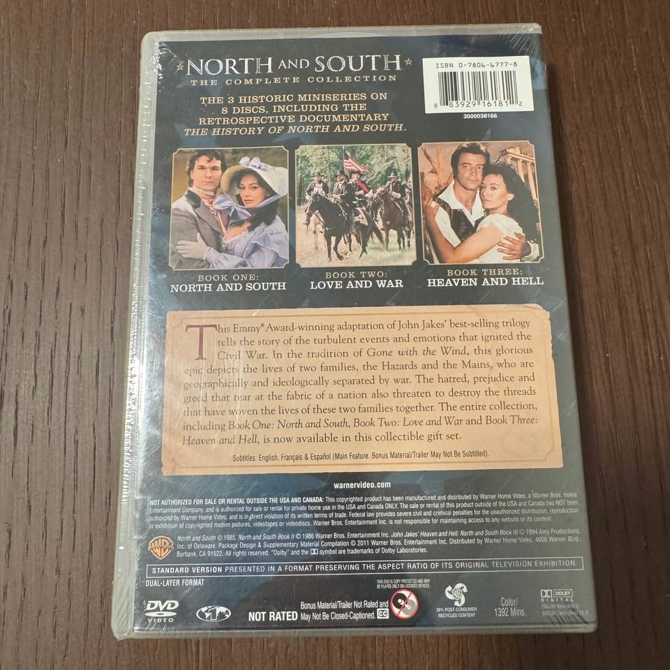 SEALED North and South: The Complete Collection DVD Set 🏈 - photo 2