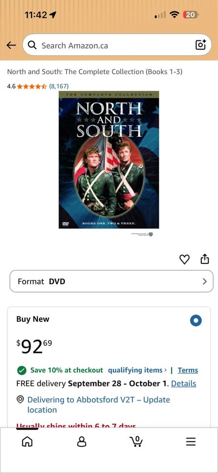 SEALED North and South: The Complete Collection DVD Set 🏈 - photo 4