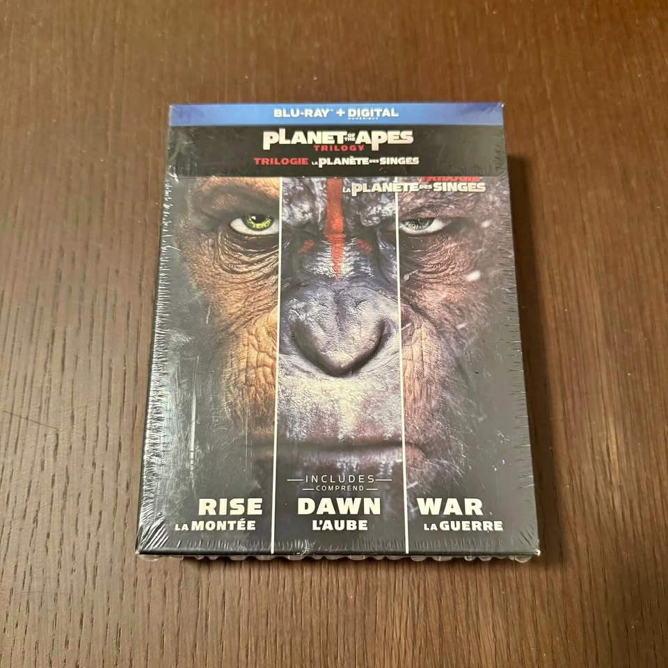 SEALED Planet of the Apes Trilogy Blu-ray Box Set 🏈