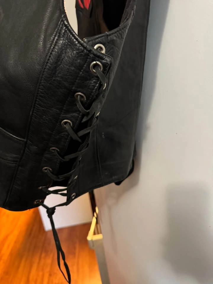 Custom leather vest by Stan the Leatherman - photo 2