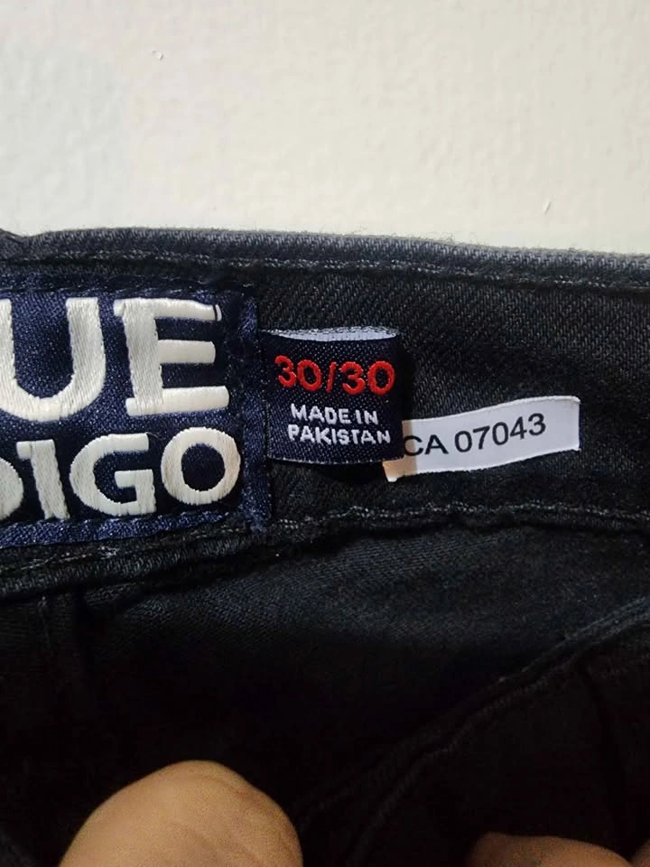 New Mens Black skinny jeans True Indigo 30/30 - photo 2