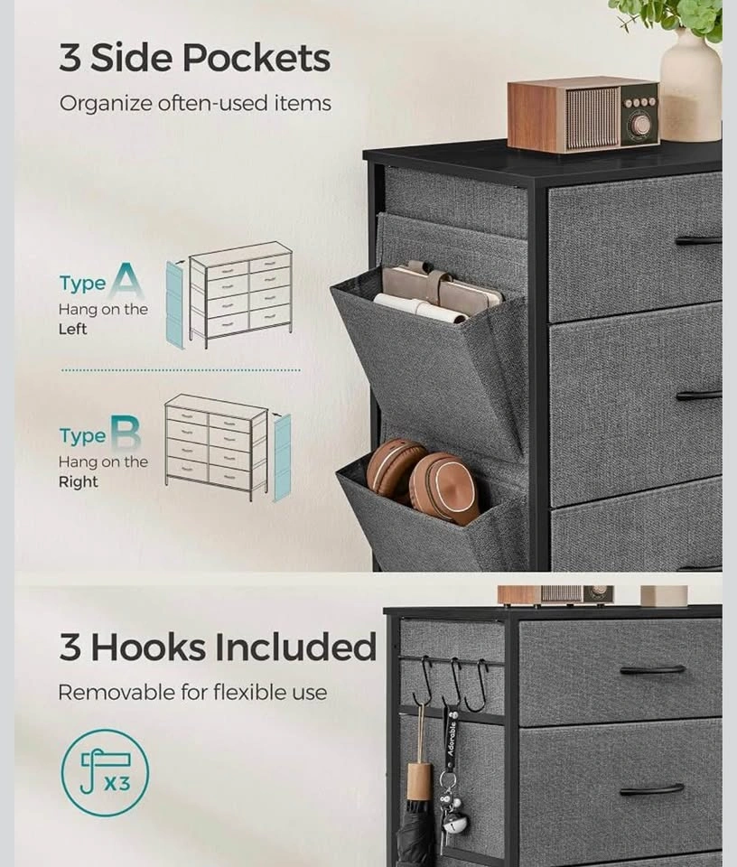 Brand New SONGMICS Large 8-Drawer Dresser - photo 3
