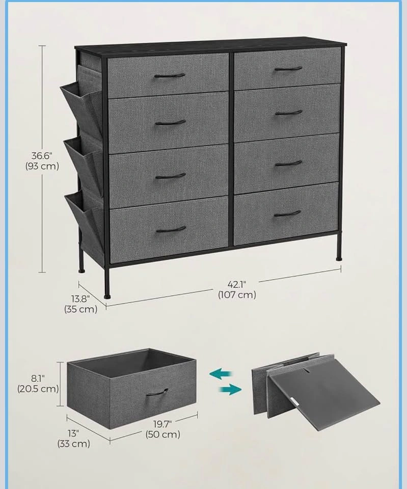 Brand New SONGMICS Large 8-Drawer Dresser - photo 4