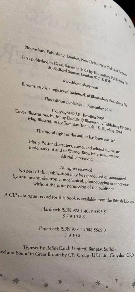 Harry Potter and the Order of the Phoenix paperback - photo 2