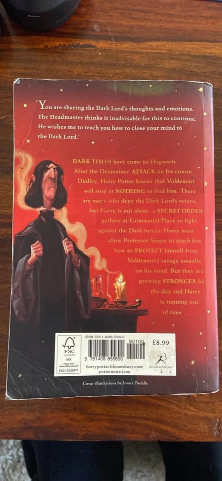 Harry Potter and the Order of the Phoenix paperback - photo 3