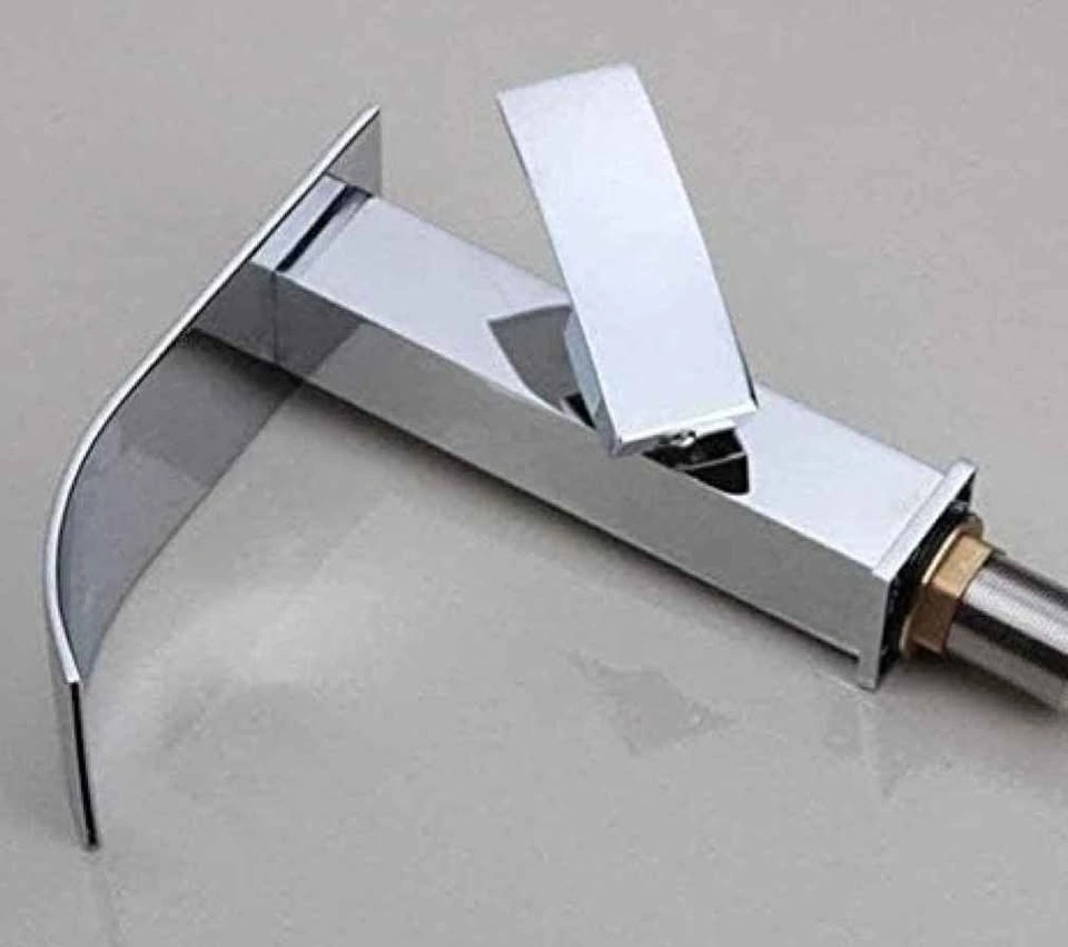 Modern Chrome Waterfall Bathroom Faucet - photo 2