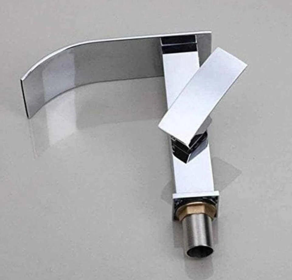 Modern Chrome Waterfall Bathroom Faucet - photo 3