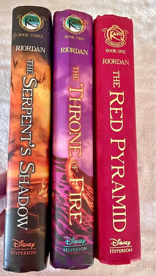 The Kane Chronicles Hardcover Books 1-3 by Rick Riordan