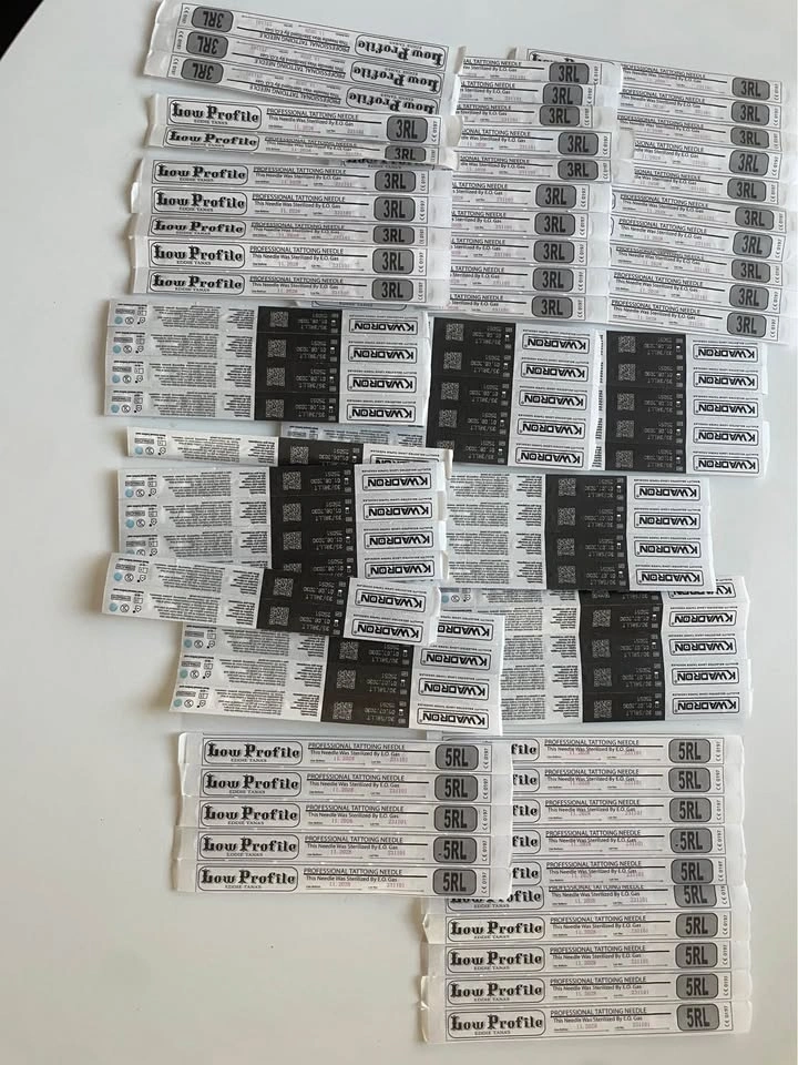 Tattoo Inks & Needles Lot – Kwadron / Low Profile / Solid Ink - photo 4