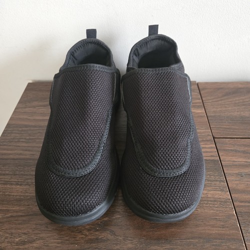 Fitville Diabetic Shoes Womens Size 8W Black Mesh Slip On 🏈 - photo 3