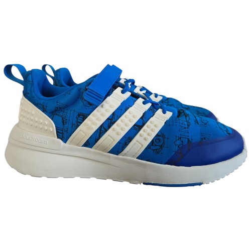 Adidas x Lego Racer TR Shoes Big Boys Size 7 Blue White GW1876 🏈