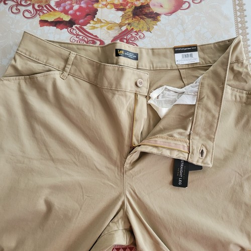 Lee Effortless Wash Wear Pants 20W LONG Flax Relaxed Fit 🏈 - photo 5