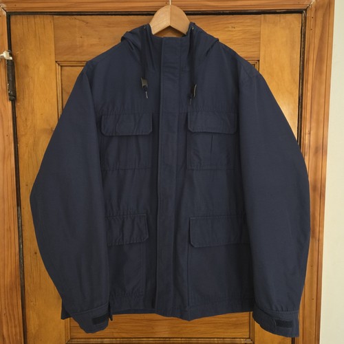 Uniqlo Mountain Parka Field Jacket Mens Size L Navy Blue 🏈 - photo 2