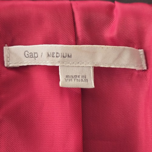 GAP Double Breasted Trench Coat Womens Size M Dark Gray 🏈 - photo 2