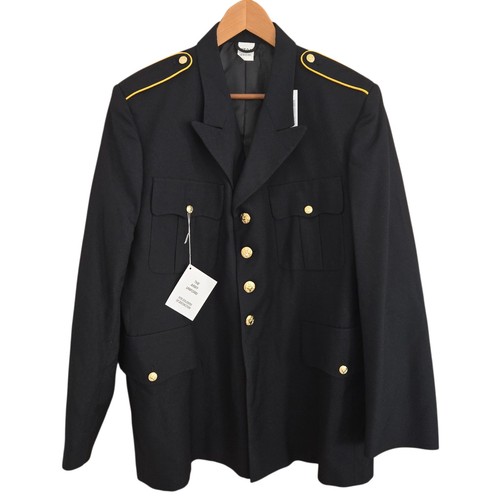 NWT US ARMY Blue Dress Coat Polyester/Wool Size 46L 🏈
