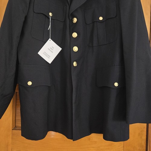 NWT US ARMY Blue Dress Coat Polyester/Wool Size 46L 🏈 - photo 4