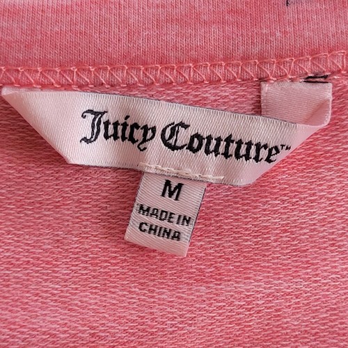 Juicy Couture Sweatshirt Womens Size Medium Pink Heather 🏈 - photo 2