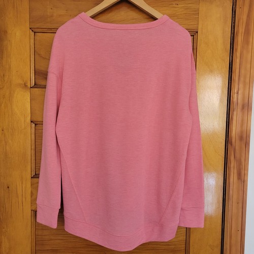 Juicy Couture Sweatshirt Womens Size Medium Pink Heather 🏈 - photo 4