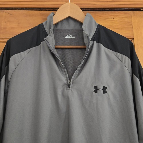 Under Armour Windcheater Quarter Zip Pullover Mens Size Large 🏈 - photo 5