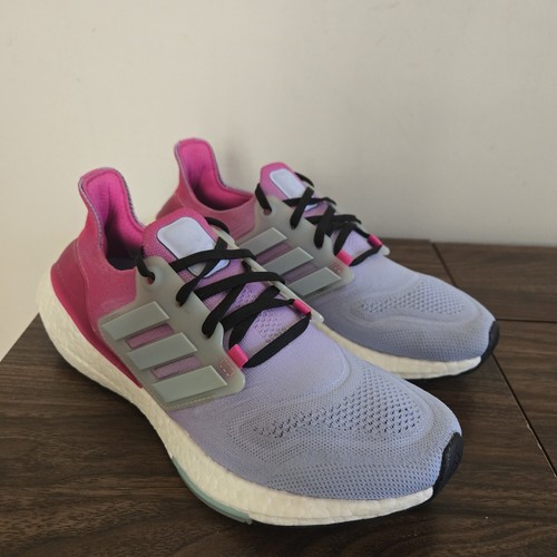 Adidas UltraBoost 22 Running Shoes Womens Size 8 Blue Pink 🏈 - photo 3