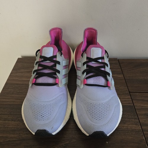 Adidas UltraBoost 22 Running Shoes Womens Size 8 Blue Pink 🏈 - photo 4