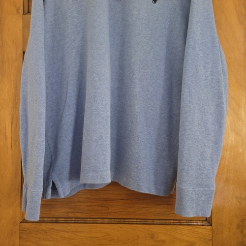 Polo Ralph Lauren Men's XL Blue 1/4 Zip Cotton Sweater 🏈 - photo 5