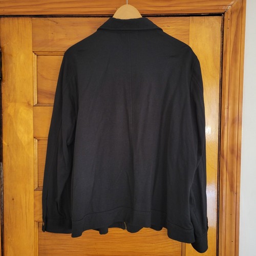 Lauren Ralph Track Jacket Womens Size 2X Black Zip Front 🏈 - photo 5