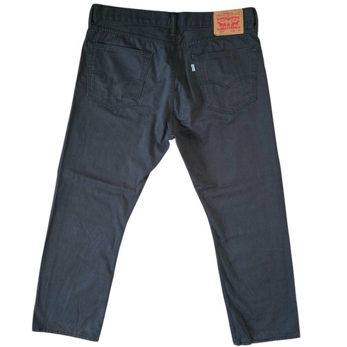 Levi's 505 Jeans Mens 36x30 Gray Regular Fit Straight Leg 🏈 - photo 2