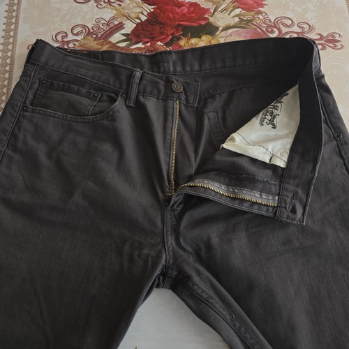 Levi's 505 Jeans Mens 36x30 Gray Regular Fit Straight Leg 🏈 - photo 4