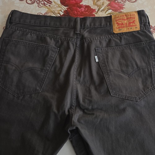 Levi's 505 Jeans Mens 36x30 Gray Regular Fit Straight Leg 🏈 - photo 5