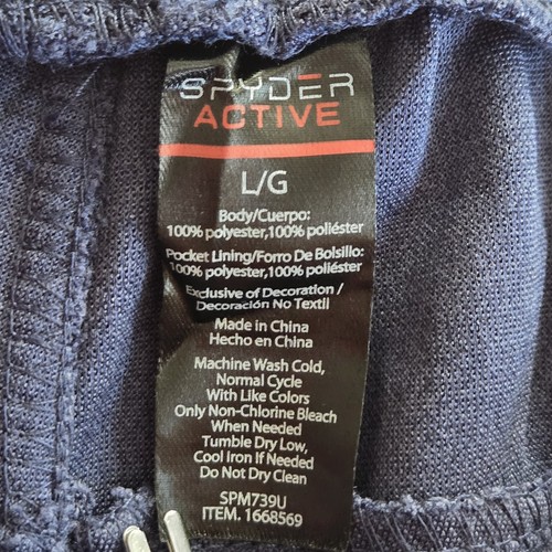 Spyder Active Performance Jogger Pants Mens Size L Blue 🏈 - photo 3
