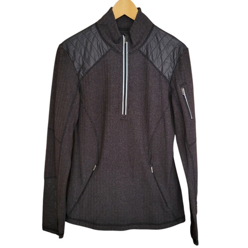 Victoria's Secret VSX Sport Jacket Womens M Gray Half Zip 🏈