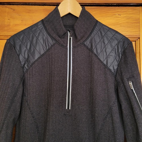 Victoria's Secret VSX Sport Jacket Womens M Gray Half Zip 🏈 - photo 3