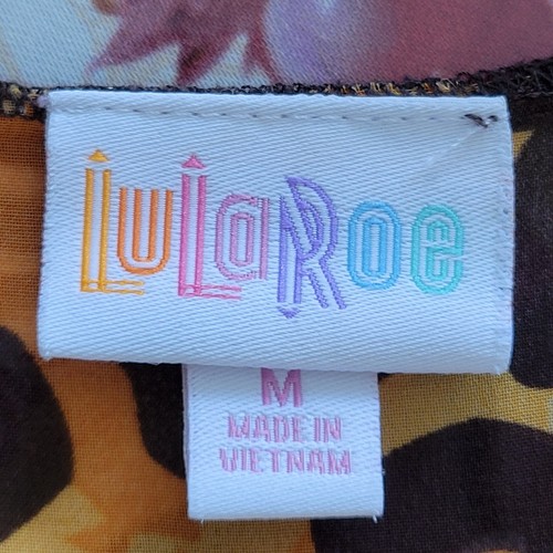 Lularoe Chiffon Kimono Womens M Leopard Print Open Front 🏈 - photo 2