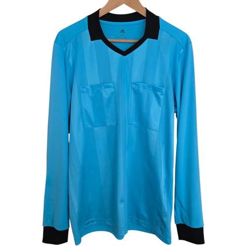Adidas Referee Jersey Mens Size M Blue Climalite Long Sleeve 🏈