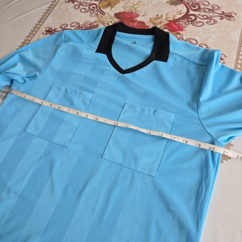 Adidas Referee Jersey Mens Size M Blue Climalite Long Sleeve 🏈 - photo 5