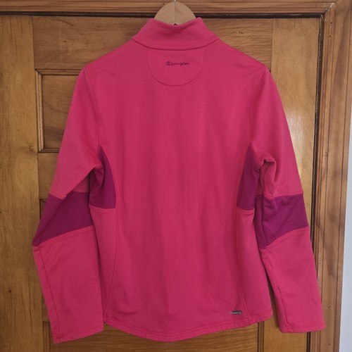 Champion PowerTrain Fleece Jacket Womens Sz L Pink Full-Zip 🏈 - photo 4