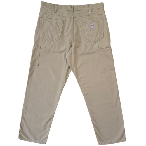 Carhartt FR Pants Mens 36x32 Khaki FRB159 Flame Resistant 🏈 - photo 2