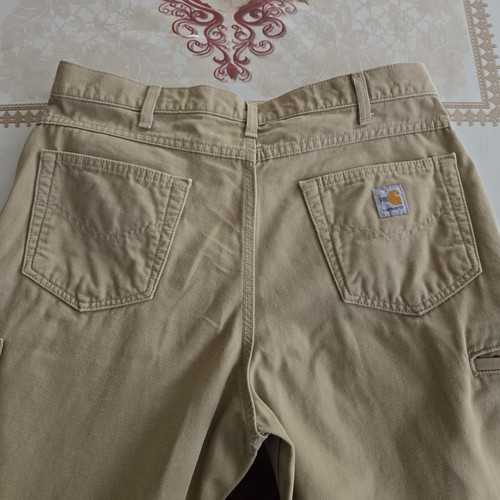 Carhartt FR Pants Mens 36x32 Khaki FRB159 Flame Resistant 🏈 - photo 5