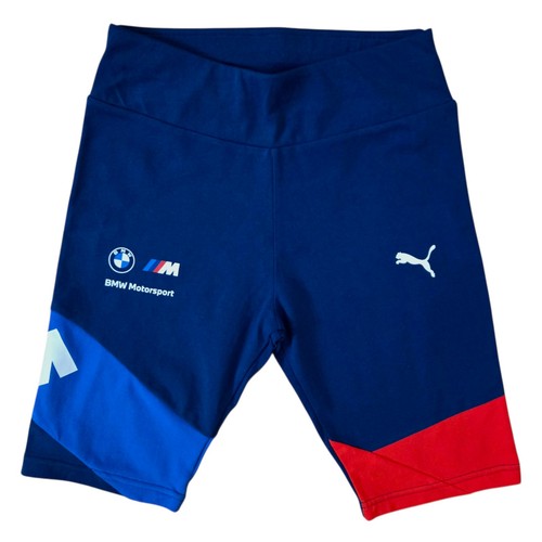 Puma x BMW Motorsport Statement Bike Legging Shorts Womens XS 🏈