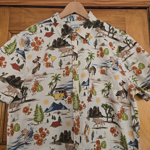 Lucky Brand Button-Down Shirt Mens Sz XL Cream - photo 3