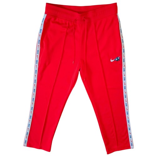 Nike Hyper Crop Pants Womens Size L Light Crimson White Flora 🏈l