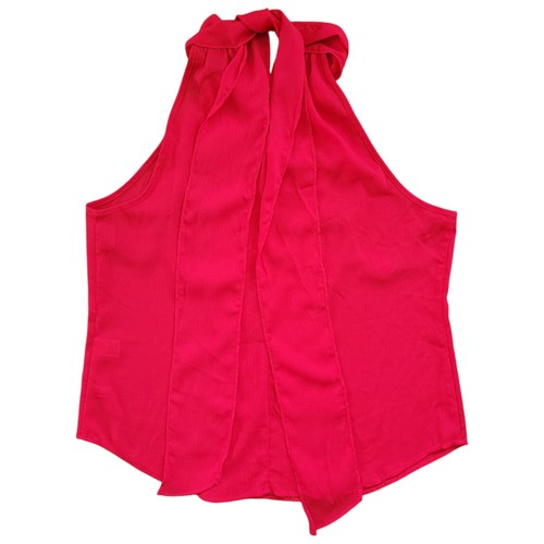 New York & Co 7th Avenue Lace Halter Top Womens Size L Pink 🏈 - photo 2
