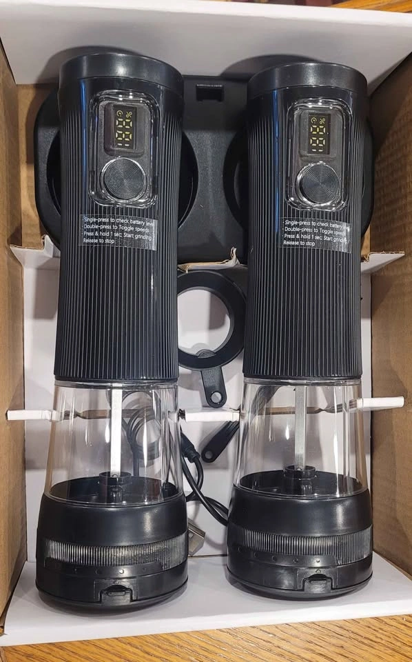 Electric Salt & Pepper Grinder Set - photo 2