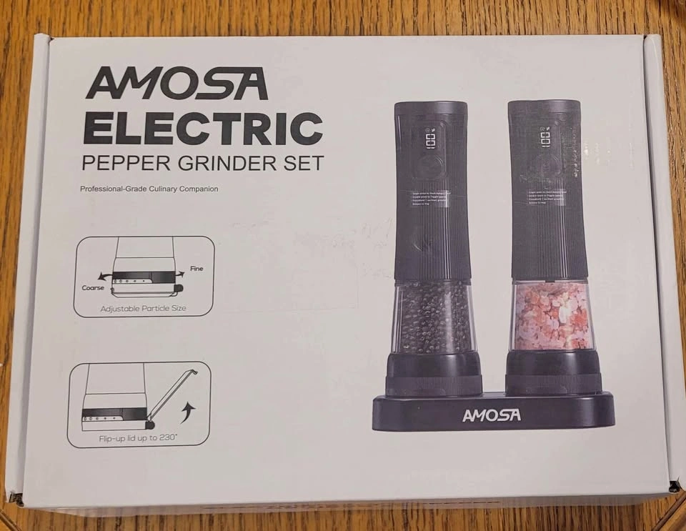 Electric Salt & Pepper Grinder Set - photo 3