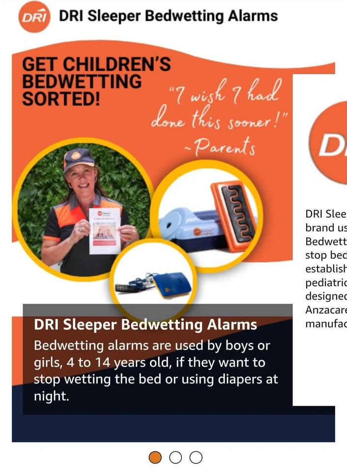 DRI Wireless Bed wetting Alarm - photo 2